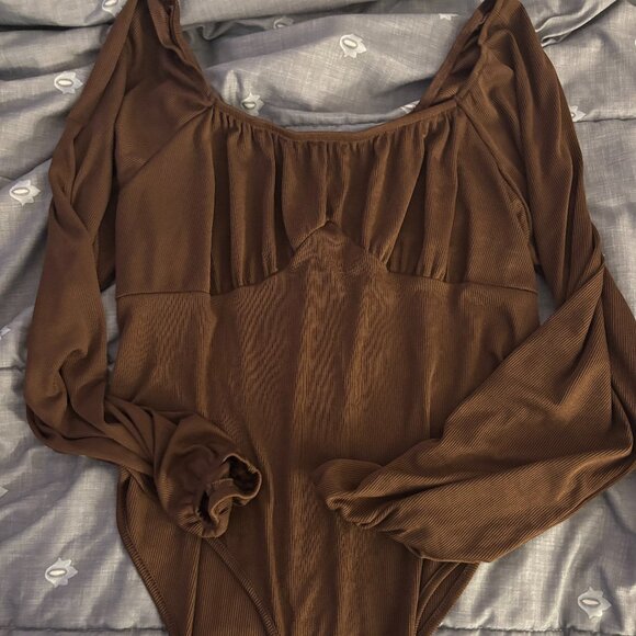 Shein Brown Bodysuit- Plus Size - Picture 1 of 2